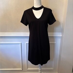 Chic Black Choker Dress